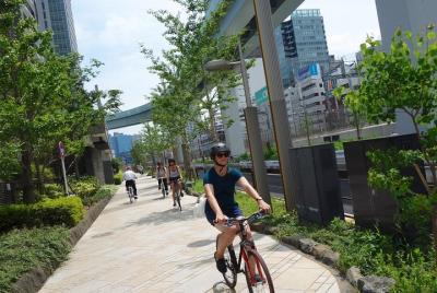 Excursión en bicicleta para grupos pequeños en Tokio