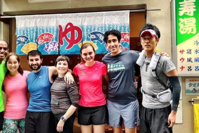 Tokyo Jogging Tour & Bath & comida japonesa