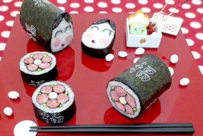 Art SUSHI ROLL & MOCHI @ Ginza-Tsukiji, Tokio Art SUSHI ROLL & MOCHI @ Ginza-Tsukiji, Tokio