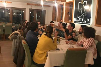 Pruebas de comida tradicional en Rugova