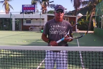 Lección privada de tenis en St Martin / St Maarten