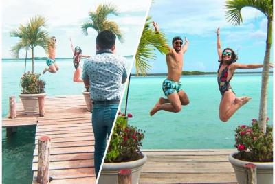 Fotos en Bacalar con Emir Marín