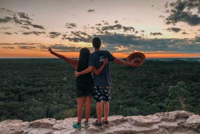 4 LUGARES 1 DIA Tour a las ruinas de Cobá y Tulum, Cenote y Playa