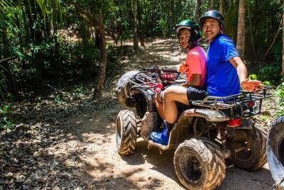 ¡Aventura en la antigua jungla maya! ATV (compartido) Zip Line & 