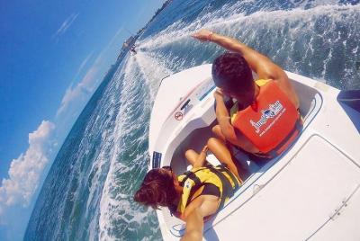 Lancha rápida aventura y snorkel