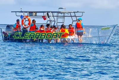 Tour Clear Boat Cozumel Todo Incluido con Transporte Terrestre 