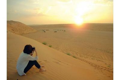 Safari en el desierto de Abu Dhabi al amanecer MyHolidaysAdventur