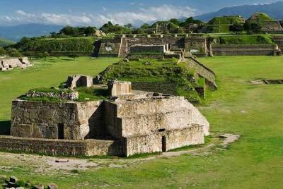 Tour Privado en Familia para Visitar Monte Albán, Alebrijes y Bar