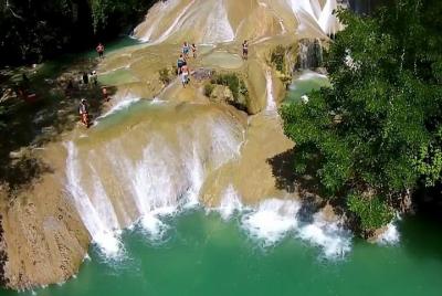 Desde Palenque Tour a Cascada Roberto Barrios con traslado a San  Desde Palenque Tour a Cascada Roberto Barrios con traslado a San
