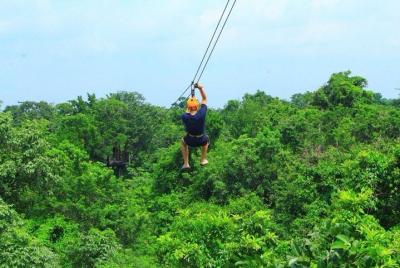 ATV combinados, Zipline (compartido) y Cenote 3x1 - Transporte in ATV combinados, Zipline (compartido) y Cenote 3x1 - Transporte in