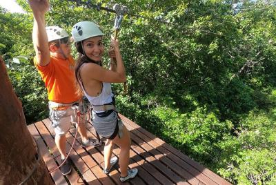 Parque Selva Maya Eco Adventure: tirolina, puentes colgantes, des