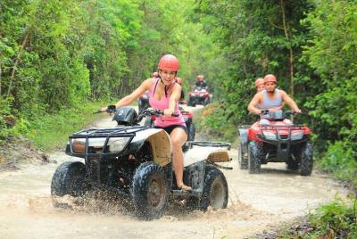  Adrenaline Atv (single) Cenote y Zipline.