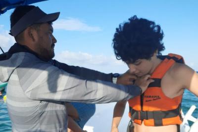 Snorkel at Tulum Archeological site