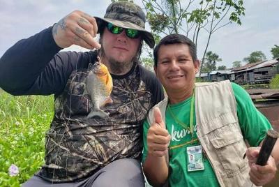 Peces en el rio Amazonas