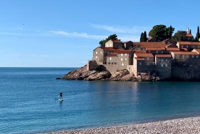 Private Standup Paddle Experience to Sveti Stefan Island
