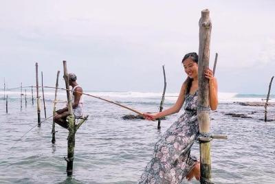 Excursión de un día a Galle con experiencia en pesca de zancos de Excursión de un día a Galle con experiencia en pesca de zancos de