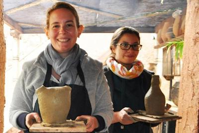 Taller de alfarería, descubrimiento en Marrakech