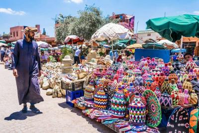 Excursión a pie de medio día en Marrakech con guía experto