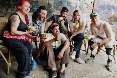 Canasta De Caña De Artesanía Con Tus Manos.