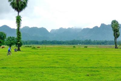 Tour de bicicleta de montaña de medio día por Hpa