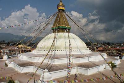 Vista de las herencias de Katmandú