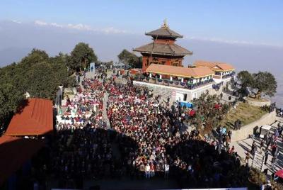 Excursión de un día a la colina Chandragiri desde Katmandú