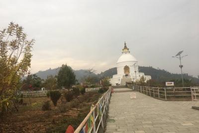 Caminata del Día Mundial de la Paz Stupa desde Pokhara