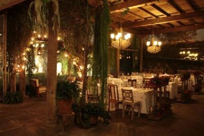 Cena en el restaurante Café del Museo Larco.