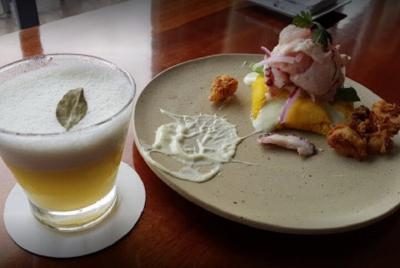 Clase de demostración de cocina y pisco sour en el restaurante Ca