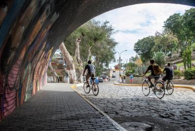 Gran tour en bicicleta de 3 horas por Miraflores y Barranco