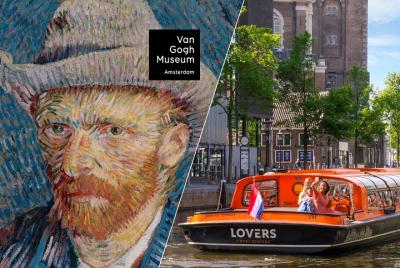 Entrada Evite las colas al Museo de Van Gogh y crucero de 1 hora  Entrada Evite las colas al Museo de Van Gogh y crucero de 1 hora