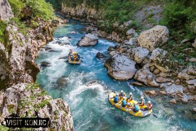 Rafting en el rio Neretva