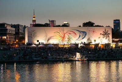 Crucero nocturno por el río vistula