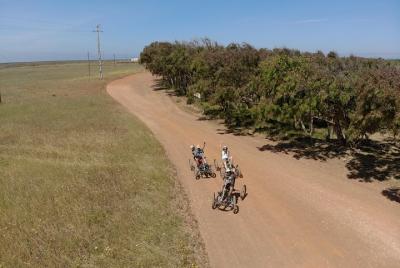 Aventura en quad en pak natural.