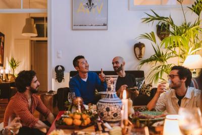 Cena secreta portuguesa con un experto en vinos.