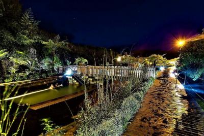 Furnas en la sensación nocturna.