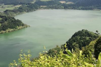 excursión por las siete ciudades de Lagoa do Fogo y Furnas en 5 h