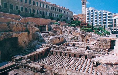 Lebanon Beirut Roman Bathes Roman Bathes Lebanon - Beirut - Lebanon