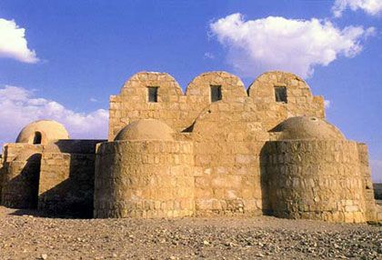 Jordania Desert castles Qasr Amra Qasr Amra Desert castles - Desert castles - Jordania
