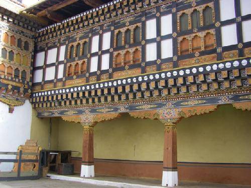 Bhutan Paro Dzong Rimpung Dzong Rimpung Paro - Paro - Bhutan