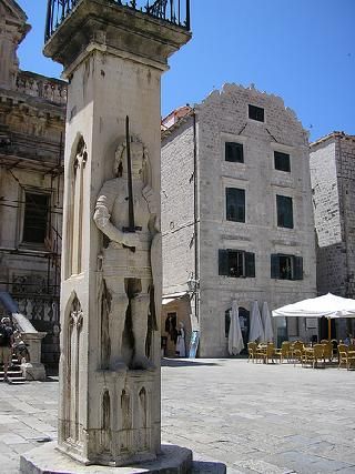 Croacia Dubrovnik  Columna de Orlando Columna de Orlando Dubrovnik - Dubrovnik  - Croacia