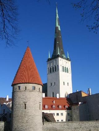 Estonia Tallin Iglesia Oleviste Iglesia Oleviste Estonia - Tallin - Estonia