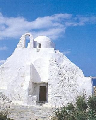 Greece Mikonos Panagia Paraportiani Church Panagia Paraportiani Church Cyclades - Mikonos - Greece