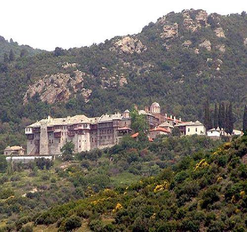 Greece Kariai Xeropotamou Monastery Xeropotamou Monastery Greece - Kariai - Greece