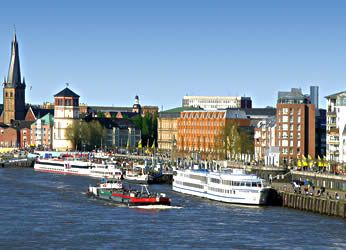 The New Rhine promenade