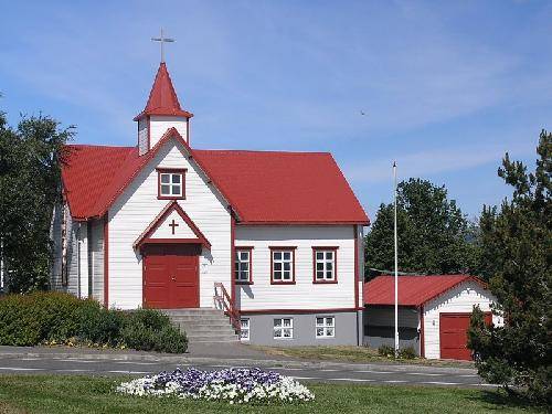 Islandia Akureyri Iglesia Católica Iglesia Católica Nordurland Eystra - Akureyri - Islandia