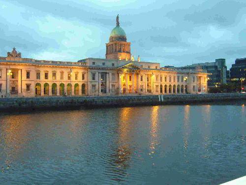 Ireland Irish Town Custom House Custom House Limerick - Irish Town - Ireland