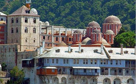 Grecia Kariai  Monasterio de Xenofontos Monasterio de Xenofontos Mount Athos - Kariai  - Grecia