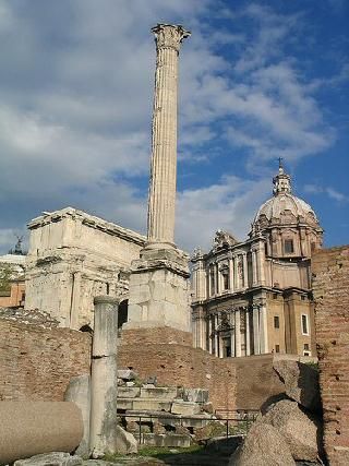Italy Rome Column of Phocas Column of Phocas Lazio - Rome - Italy
