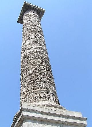 Italy Rome Marco Aurelio Column Marco Aurelio Column Italy - Rome - Italy
